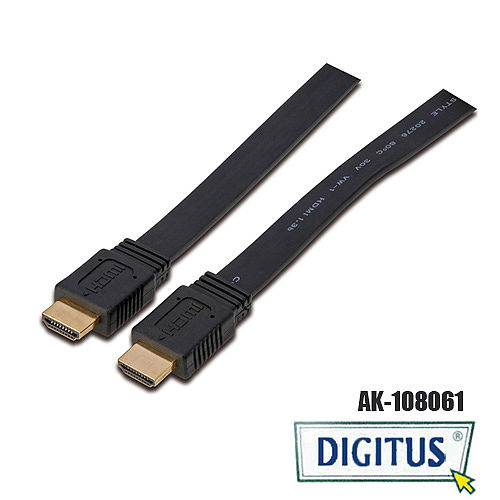 曜兆DIGITUS HDMI~AK-108061扁平線 平板線0.5m 曜兆DIGITUS HDMI~AK-108061扁平線 平板線0.5m
