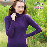 【FANTINO】台灣製＊每人必備內搭品，高領貼身保暖羊毛衣(紫)187203