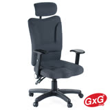 吉加吉 多功能工學椅 TW-006網黑色 3D立體(大顆) 厚實泡棉 工學椅背 電腦/辦公椅 扶手可折  GXG Furniture