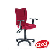 吉加吉 短背泡棉工學椅 TW-007 酒紅色 3D立體(小顆)坐墊 電腦辦公椅 可後躺固定 台灣製造 GXG Furniture