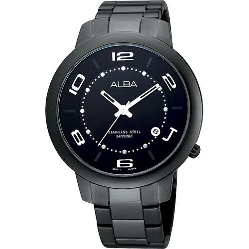 ALBA Fashion Lady 時尚趣味腕錶(VJ32-X230SD)-IP黑