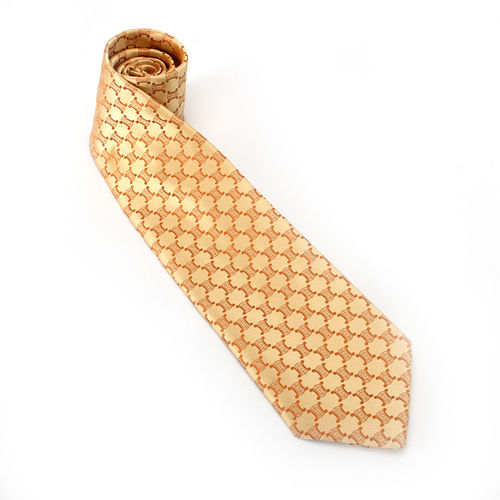 CELINE BLASON LOGO紳士絲質領帶-黃色 CELINE BLASON LOGO紳士絲質領帶-黃色