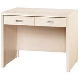 《愛比家具》喬美德白橡木3尺雙抽書桌(白橡木色)