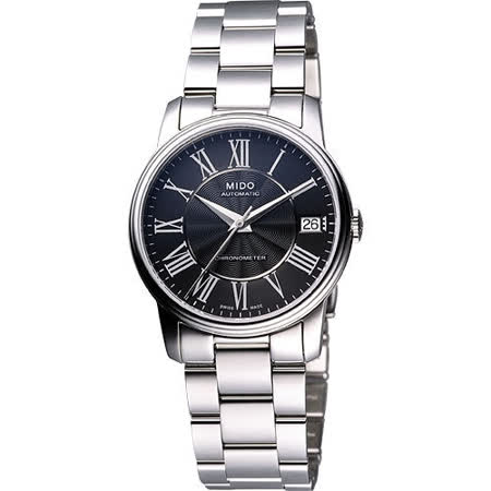 【網購】gohappy快樂購物網MIDO Baroncelli III Lady 機械腕錶(M0102081105300)-黑/銀去哪買網 路 量販 店