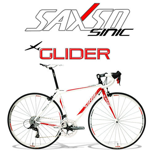 SAXSO SINIC Glider 專業級20S標準公路車(紅白) SAXSO SINIC Glider 專業級20S標準公路車(紅白)