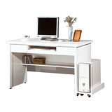 【日式量販】米勒4.2尺白色電腦桌/書桌