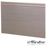 【Maslow-簡約白橡加高型】加大床頭片-6尺(木心板)