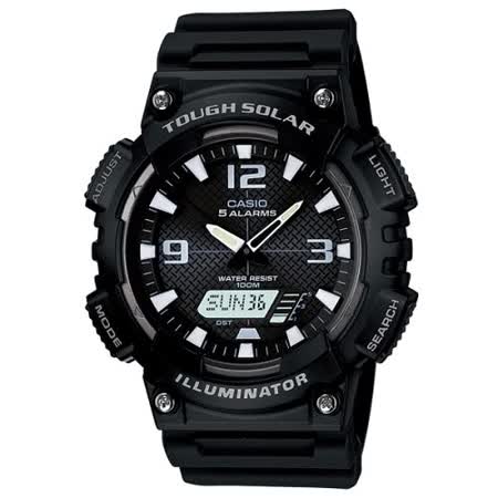 【勸敗】gohappy 線上快樂購CASIO 型男個性太陽能雙顯錶(黑錶帶/白指針)效果如何中港 路 愛 買