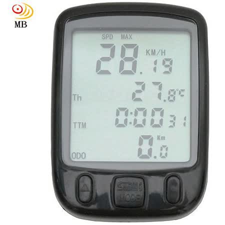 【真心勸敗】gohappy月陽超大字幕24功能溫度顯示自行車里程計數碼表(SD-563A)效果如何愛買