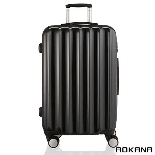 sogo dmAOKANA奧卡納 26吋 輕量飛機煞車輪 拉鍊硬殼旅行箱(百搭黑)99-036B sogo dmAOKANA奧卡納 26吋 輕量飛機煞車輪 拉鍊硬殼旅行箱(百搭黑)99-036B