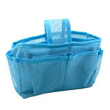 【iSFun】藍色網狀＊隨身多格包中袋