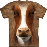 『摩達客』(預購)美國進口【The Mountain】自然純棉系列 哞牛設計T恤