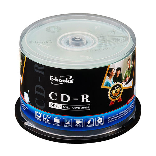 E-books 國際版 52X CD-R 150片桶