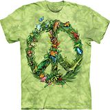 『摩達客』(預購)美國進口【The Mountain】自然純棉系列 雨林和平設計T恤