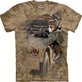 『摩達客』美國進口【The Mountain】自然純棉系列 JTAC狙擊狗設計T恤 (預購)