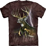『摩達客』美國進口【The Mountain】自然純棉系列 閃電鹿 設計T恤 (預購)