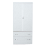 【LOHA】新樂生活改良式3x6衣櫃(白色)