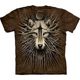 『摩達客』美國進口【The Mountain】自然純棉系列 狼之根設計T恤 (預購)