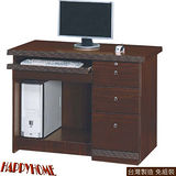 HAPPYHOME~免組裝~吉星胡桃3.5尺電腦桌(856-5)