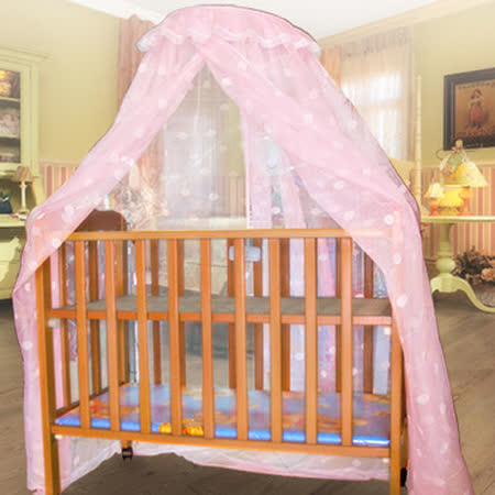 【網購】gohappy快樂購【凱蕾絲帝】嬰兒床架專用針織嬰兒蚊帳-適合65*125CM以內床架(粉紅)評價如何嘉義 新光 三越