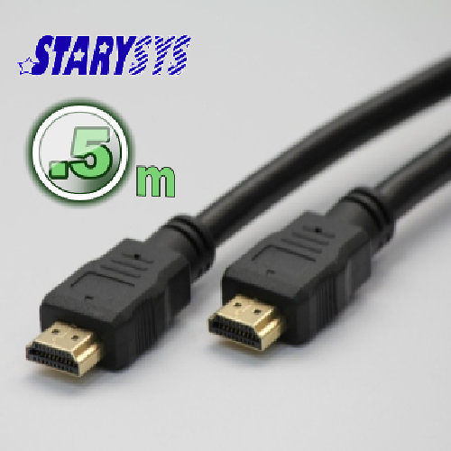 曜兆STARY高級線材-HDMI - 2 公尺圓線A-type-(公-公)