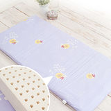 幻紫【奶油獅】100%精梳純棉布套+馬來西亞進口純天然乳膠嬰兒床墊(小60*120cm)