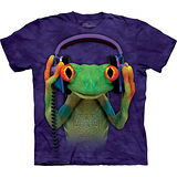 『摩達客』美國進口【The Mountain】自然純棉系列 DJ和平蛙設計T恤 (預購)