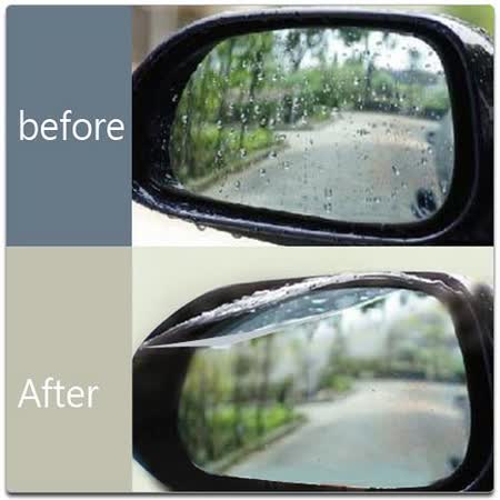 《E. City》【1組2入】汽車後照鏡透明遮太平洋 sogo 復興雨板