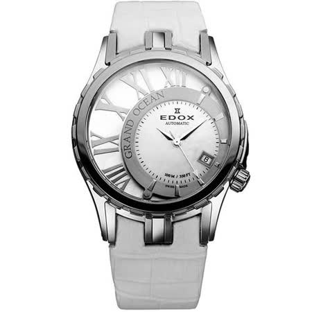 【勸敗】gohappy線上購物EDOX Grand Ocean 偏心機械腕錶(37008NAIN)-白/39mm價錢忠孝 東路 sogo 百貨