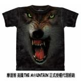 『摩達客』美國進口【The Mountain】自然純棉系列 野狼嚎設計T恤 (預購)