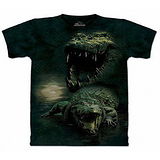 『摩達客』美國進口【The Mountain】自然純棉系列 黑暗之鱷設計T恤 (預購)