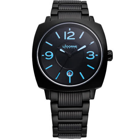 【網購】gohappy線上購物LICORNE Twilight 曙光系列 時尚腕錶(LI016BBBA-N)-黑/藍字效果如何台中 金 愛 買