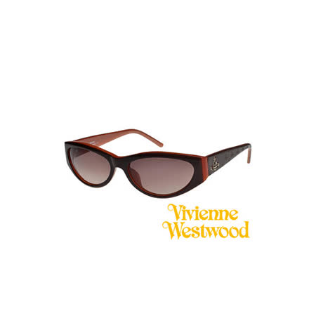 【部落客推薦】gohappy 線上快樂購Vivienne Westwood太陽眼鏡★時尚土星壓紋★英倫龐克墨鏡(咖啡橘) VW622 03評價好嗎佩 佩 媽