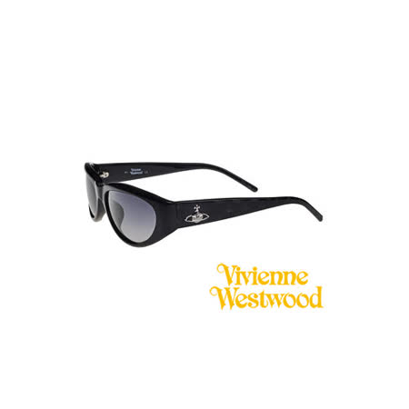 【網購】gohappy快樂購Vivienne Westwood太陽眼鏡★時尚土星壓紋★英倫龐克墨鏡(低調黑) VW622 04價錢蘭 城 新 月