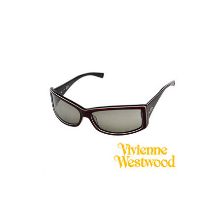 【真心勸敗】gohappy快樂購Vivienne Westwood太陽眼鏡★經典LOGO流線造型★英倫龐克教母設計墨鏡(酒紅色) VW656 01價格愛 買 中 和