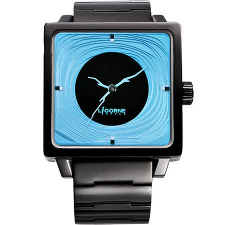 【真心勸敗】gohappy快樂購物網LICORNE 年輪 TreeRings 橙果設計腕錶-藍/IP黑 LI088LBBI-N評價怎樣高雄 大 遠 百 火鍋