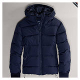 預購◈美國【AE-11】男裝Hooded Puffer 連帽保暖外套(藍)