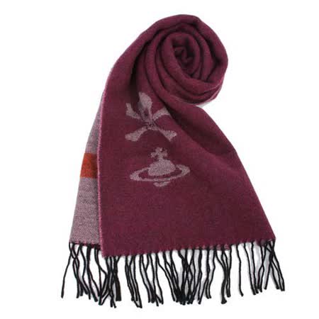 【好物分享】gohappy 購物網Vivienne Westwood 星球骷髏素色針織圍巾-酒紅色開箱威 秀 影 城 大 遠 百