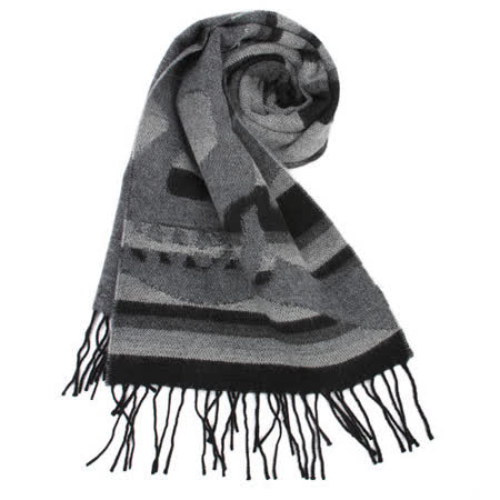 【好物推薦】gohappyVivienne Westwood 大骷髏橫條紋滿版針織圍巾-黑/灰效果新竹 量販 店