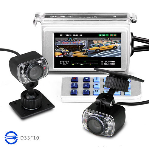真相 分離式雙鏡頭+螢幕行車紀錄器曝光值防水型行車記錄器