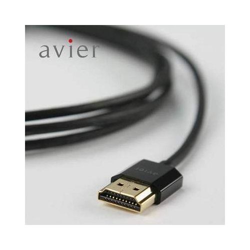 【avier】ABS 超薄鏡面烤漆 Mini轉HDMI  A-C 2M 線材 含音訊回傳功能(適合平板電腦／視聽劇院／手機／相機使用)