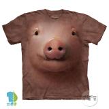 『摩達客』美國進口【The Mountain】自然純棉系列 可愛豬臉設計T恤 (預購)