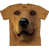 『摩達客』美國進口【The Mountain】自然純棉系列 黃金獵犬臉 設計T恤 (預購)