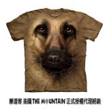 『摩達客』美國進口【The Mountain】自然純棉系列 狼犬臉 設計T恤 (預購)