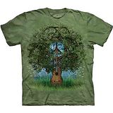 『摩達客』美國進口【The Mountain】自然純棉系列 吉他樹 設計T恤 (預購)