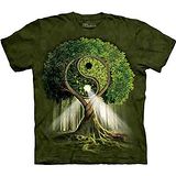 『摩達客』美國進口【The Mountain】自然純棉系列 自然陰陽之村 設計T恤 (預購)