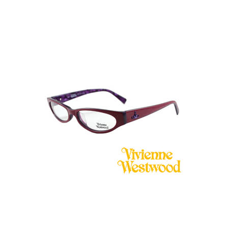 【網購】gohappy快樂購Vivienne Westwood 光學平光鏡框★復古時尚造型★英倫龐克風(紅/紫) VW152 03好嗎大 遠 百 線上 dm