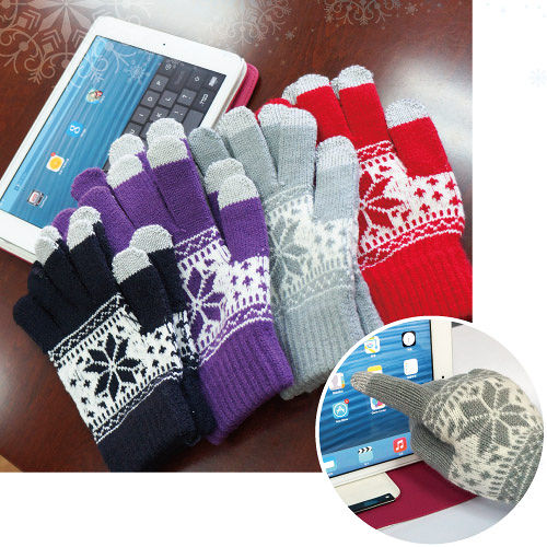 電容式螢幕觸控手套 雪花系列