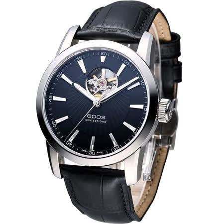 【私心大推】gohappy線上購物epos Sophistiquee 自動上鍊機械腕錶3423.133.20.15.25黑價格遠 百 股票