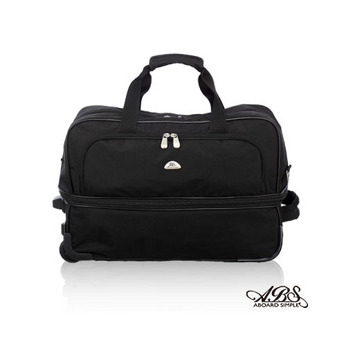 ABS愛貝斯 輕量布屏 東 太平洋 百貨面拉桿大旅行袋(時尚黑)1736B